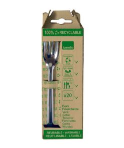 Amefa Leaves Wegwerp Tafelvorken 20 Stuks