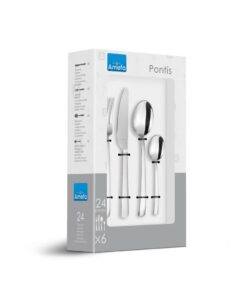 Amefa Pontis Bestekset 24-delig Zilver/RVS