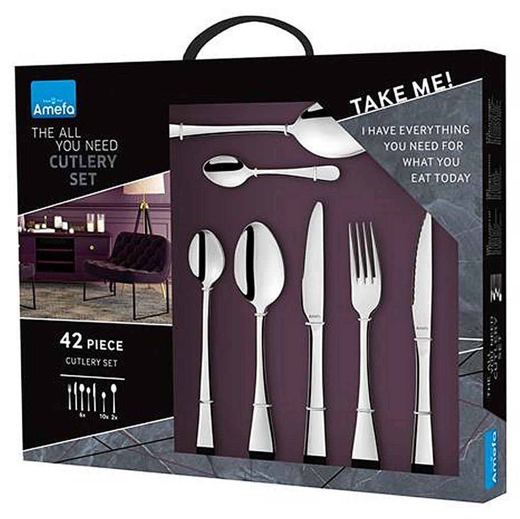 Amefa Rome All You Need Bestekset 42-delig RVS