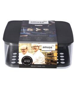 Alternative view of Amuse Kaas Opbergbox Zwart/Transparant