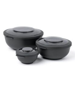 Alternative view of Amuse Tylla Foodbowl 200 + 1000 + 2000 ml Zwart