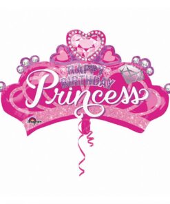 Anagram Folie Ballon Prinsessen Kroon 81x48 cm