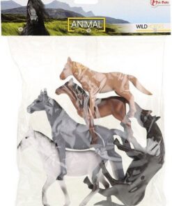 Animal World Paarden Diere Deluxe 5stuks In Zak