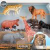 Animal World Wilde Dieren Olifant/Leeuw/Tijger/Gorilla/Giraffe/Nijlpaard