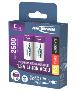 Ansmann Oplaadbaar Batterij C En Usb-c