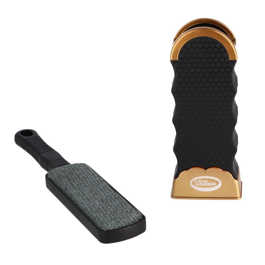 Aqua Laser Sticky Hero Kledingborstel Goud/Zwart - Image 2