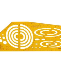 Aristo AR-5085 Tekensjabloon Axonograph II 270x110x1 mm Oranje/Transparant