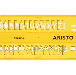 Aristo AR-5301/5 Lettersjabloon 5mm H-profiel Schriftvorm B Recht