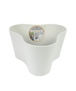 ArtStone Bloempot Claire 23x23x14 cm Wit