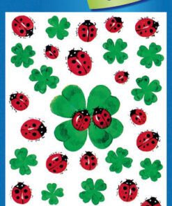 Avery AV-4362 Etiket 3 Vel Klavers/Lieveheersbeestjes 10 Setjes met 3 Vel