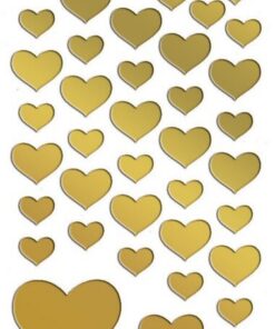 Alternative view of Avery AV-53282 Folie Etiket Z-design Creative Pakje A 2 Vel Gouden Hartjes