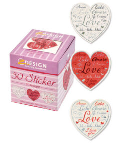 Alternative view of Avery AV-56813 Decosticker Box Harten 3 Designs