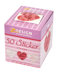 Avery AV-56813 Decosticker Box Harten 3 Designs