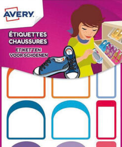Avery AV-CHAUS12 Etiket Voor Op Schoenen Assorti