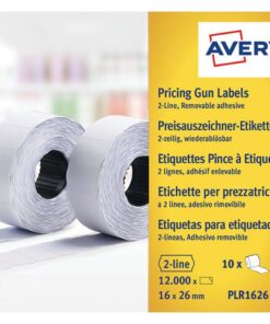 Avery AV-PLR1626 Prijstangetiketten Non-Permanent 10 Rollen Wit