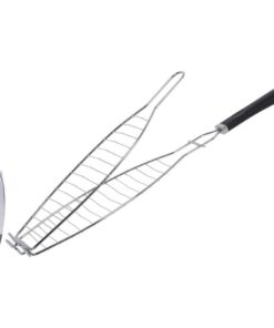 BBQ Visgrill 58 cm Zwart/Chroom