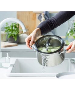 Alternative view of BK Twist Pannenset 5-delig RVS/Glas