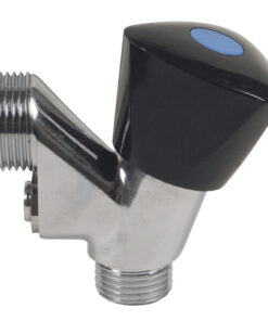 BONFIX Slangwartelkraan Zwart/Chroom