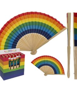 Baboe Waaier Regenboog Display 24 Stuks