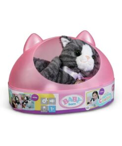 Baby Born My Cat Cookie Knuffel Kat met Mand + Geluid