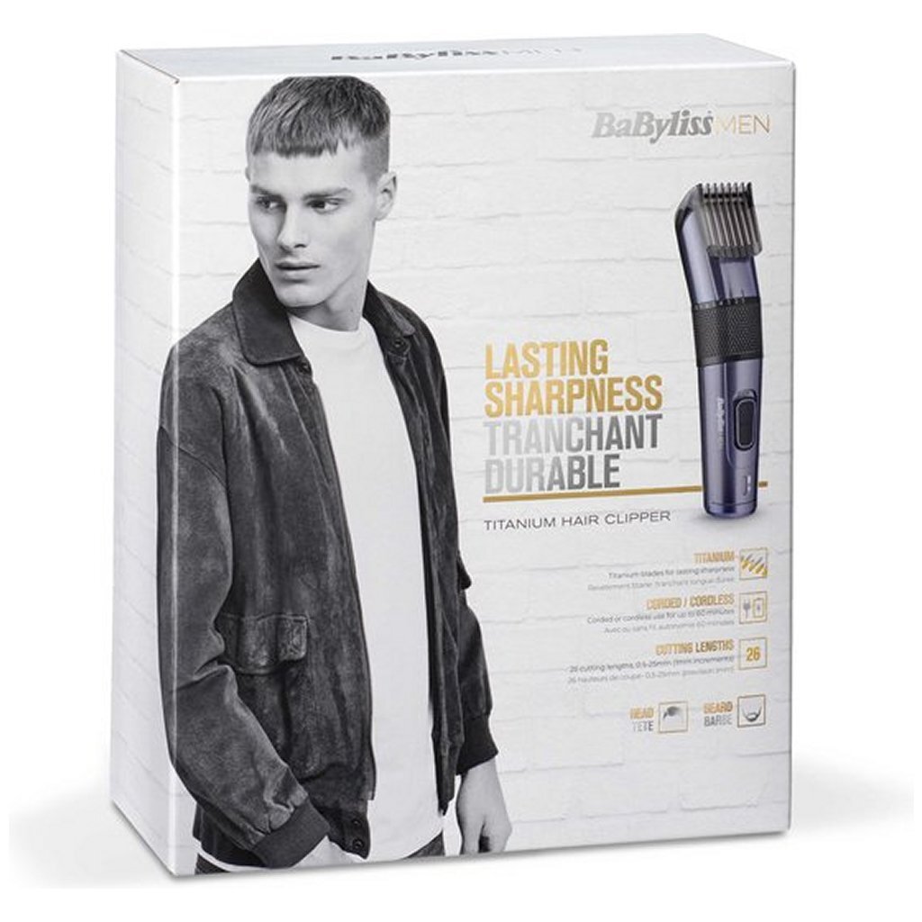 Babyliss E976E Titanium Tondeuse Grijs - Image 3
