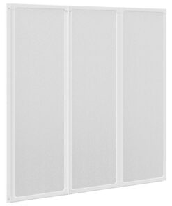 Badscherm 3 panelen vouwbaar 117 x 120 cm