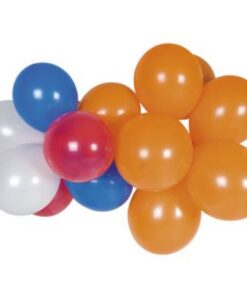 Ballonen 100 Stuks Rood/Wit/Blauw/Oranje