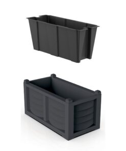 Bama Kit Arredo Plantenbak 80x42.5x42 cm Antraciet