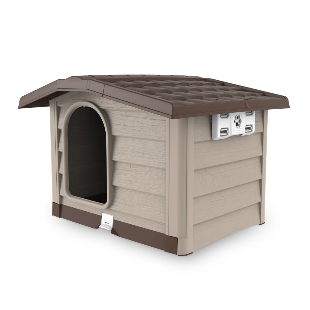 Bama Pet Cuccia Hondenhok 89x75x62 cm Beige/Taupe - Image 2