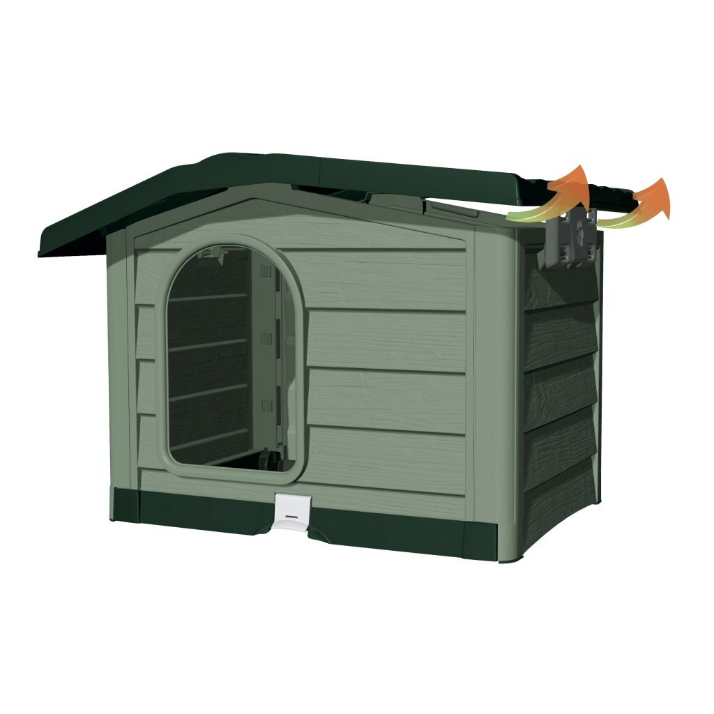 Bama Pet Cuccia Hondenhok 89x75x62 cm Groen - Image 3