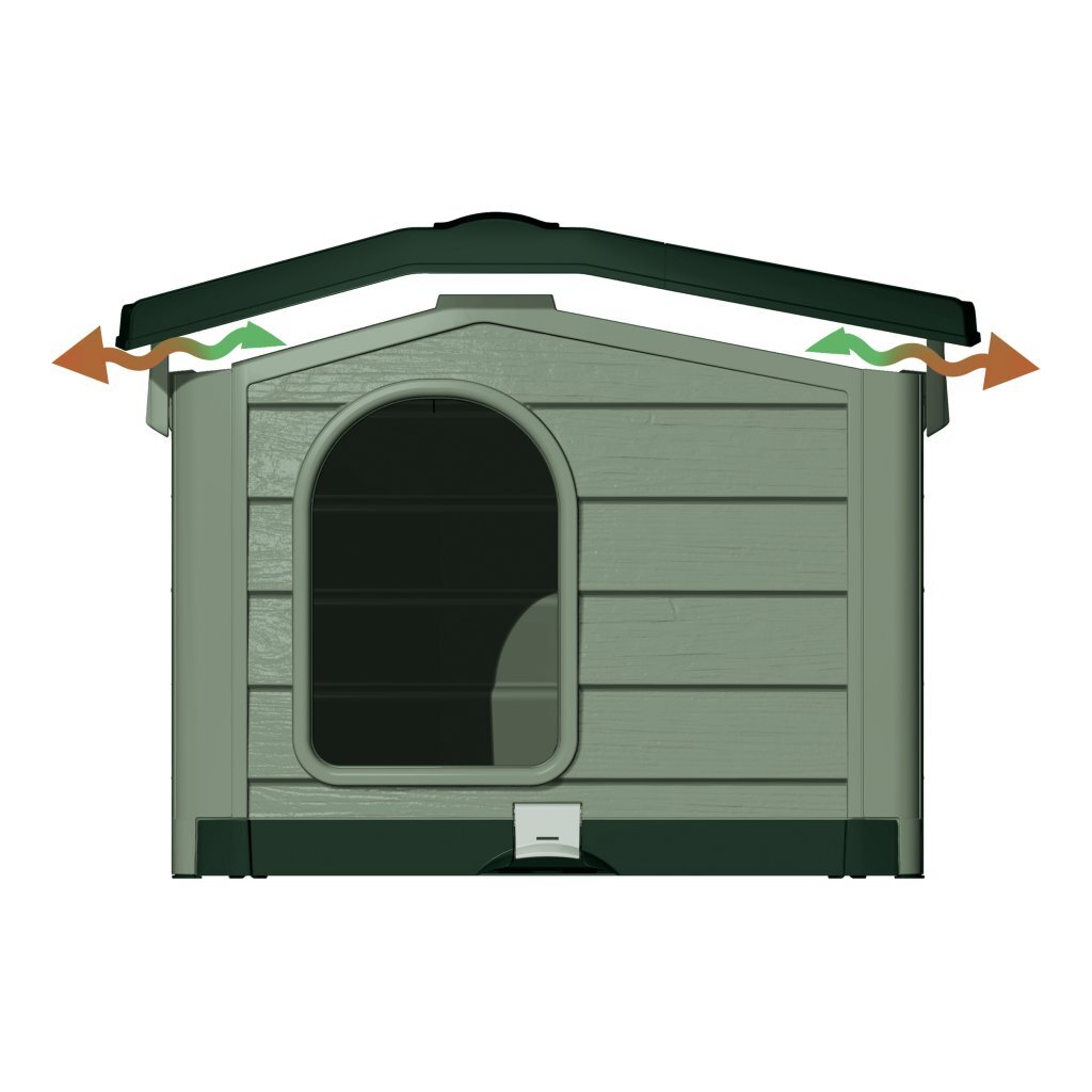 Bama Pet Cuccia Hondenhok 89x75x62 cm Groen - Image 4