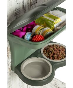 Alternative view of Bama Pet Hondenvoederbak 48x27x42 cm Groen