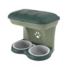 Bama Pet Hondenvoederbak 48x27x42 cm Groen