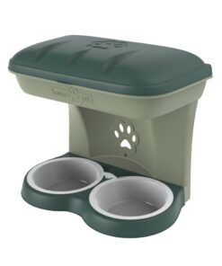 Bama Pet Hondenvoederbak 48x27x42 cm Groen