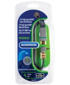 Alternative view of Bandridge BVL1372 High Speed HDMI 270 Graden Platte Kabel Verguld 2 m