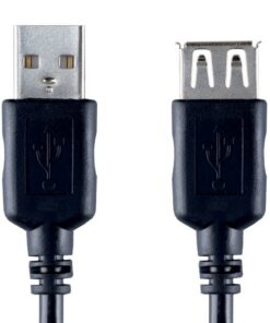 Alternative view of Bandridge USB 2.0 A Male naar USB 2.0 A Female 2 m Zwart