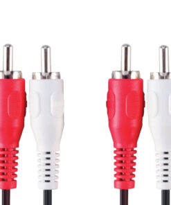 Alternative view of Bandridge VAL4202 Stereo Audiokabel 2x Rca Male - 2x Rca Male 2.00 M Zwart