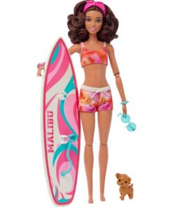 Barbie Beach Pop met Surfplank