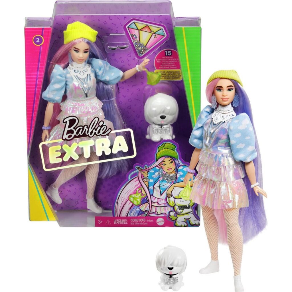 Barbie Extra Pop Beanie + Accessoires - Image 3