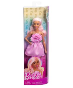 Alternative view of Barbie Fashionista Pop met Roze Roos Jurk