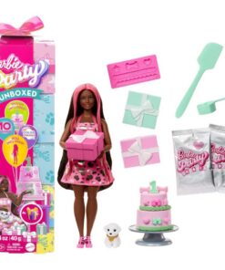 Barbie Party Unboxed Pop met Roze Highlights