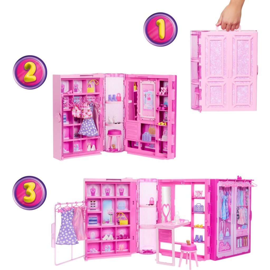 Barbie Super Kledingkast Speelset - Image 2