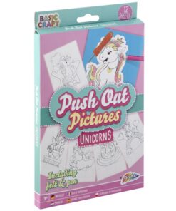 Basic Craft PushOut Pictures Eenhoorn