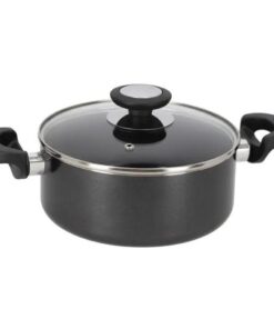 Beka Pro Induc Kookpan met Glazen Deksel 20 cm Zwart