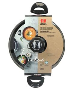 Alternative view of Beka Pro Induc Kookpan met Glazen Deksel 24 cm Zwart