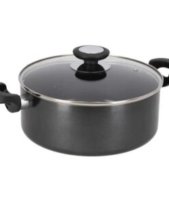 Beka Pro Induc Kookpan met Glazen Deksel 24 cm Zwart