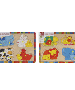 Big Tree Houten Inlegpuzzel Dieren