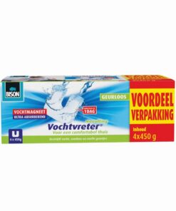 Bison Vochtvreter Magneet Neutraal 4x 450 gram