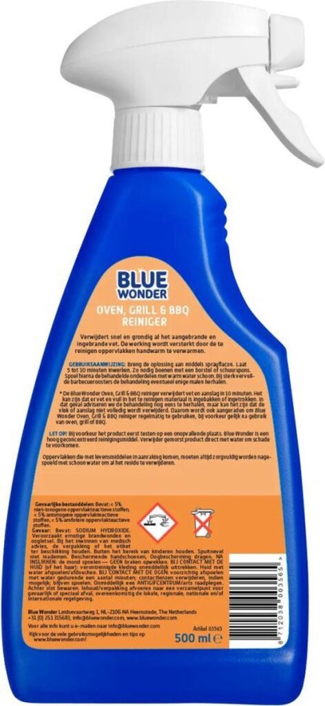 Blue Wonder Oven/Grill- En Barbecue-reiniger Spray - Image 2