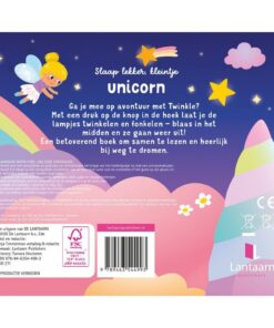 Alternative view of Boek Slaap Lekker Kleintje Unicorn + Licht